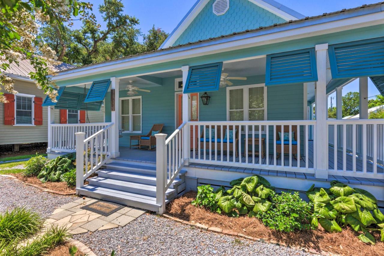 Cottage With Porch - 3 Min Walk To Bay St Louis Bay St. Louis Exteriör bild